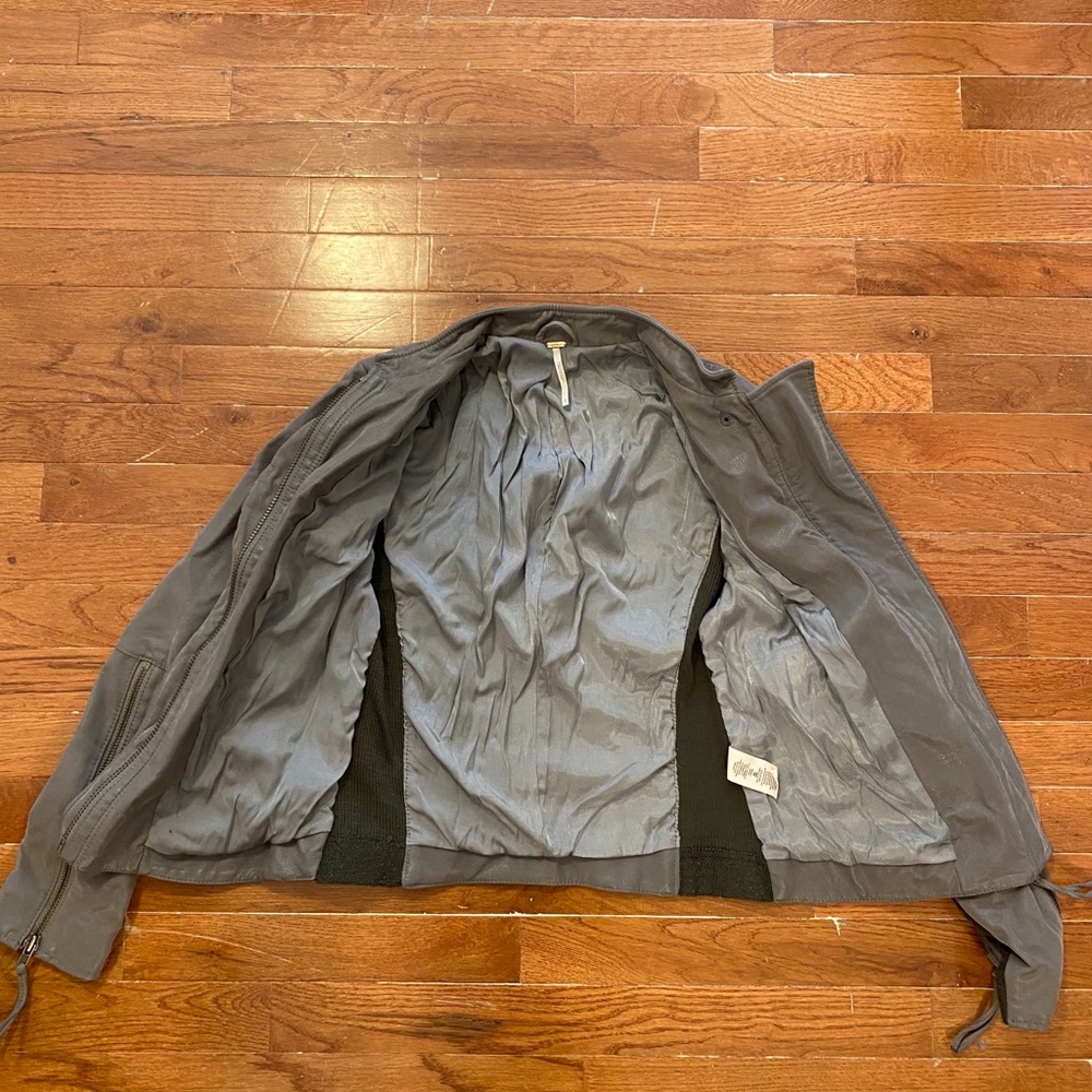 Free People Grey Jacket - Picture 1 of 6